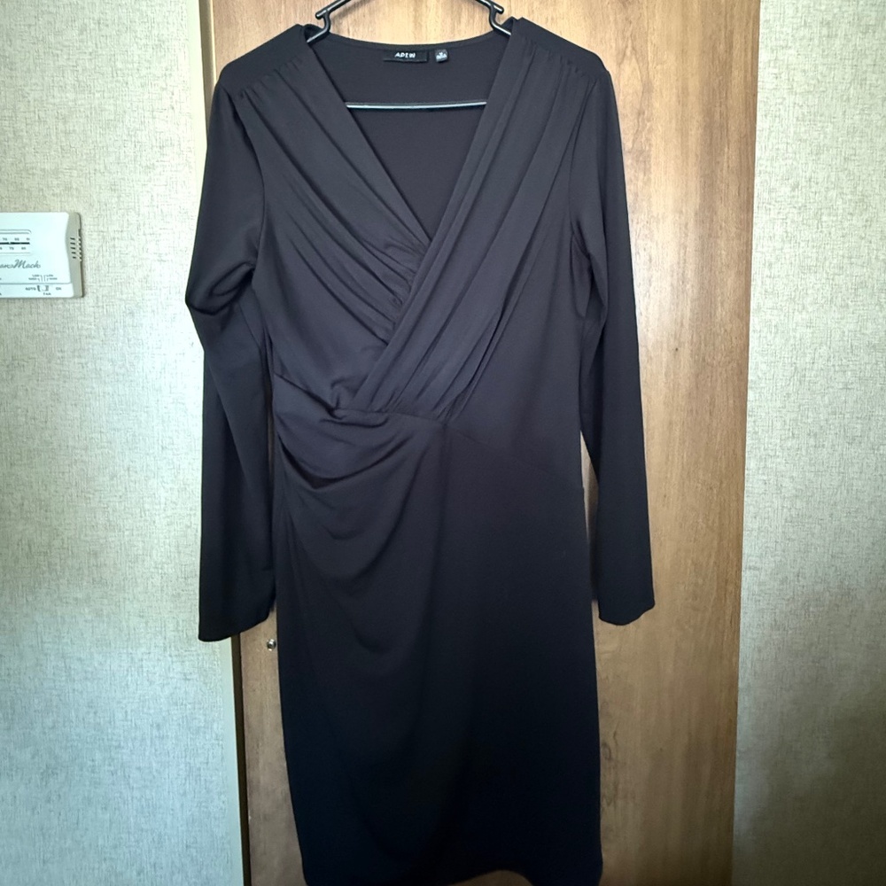 Faux wrap dress